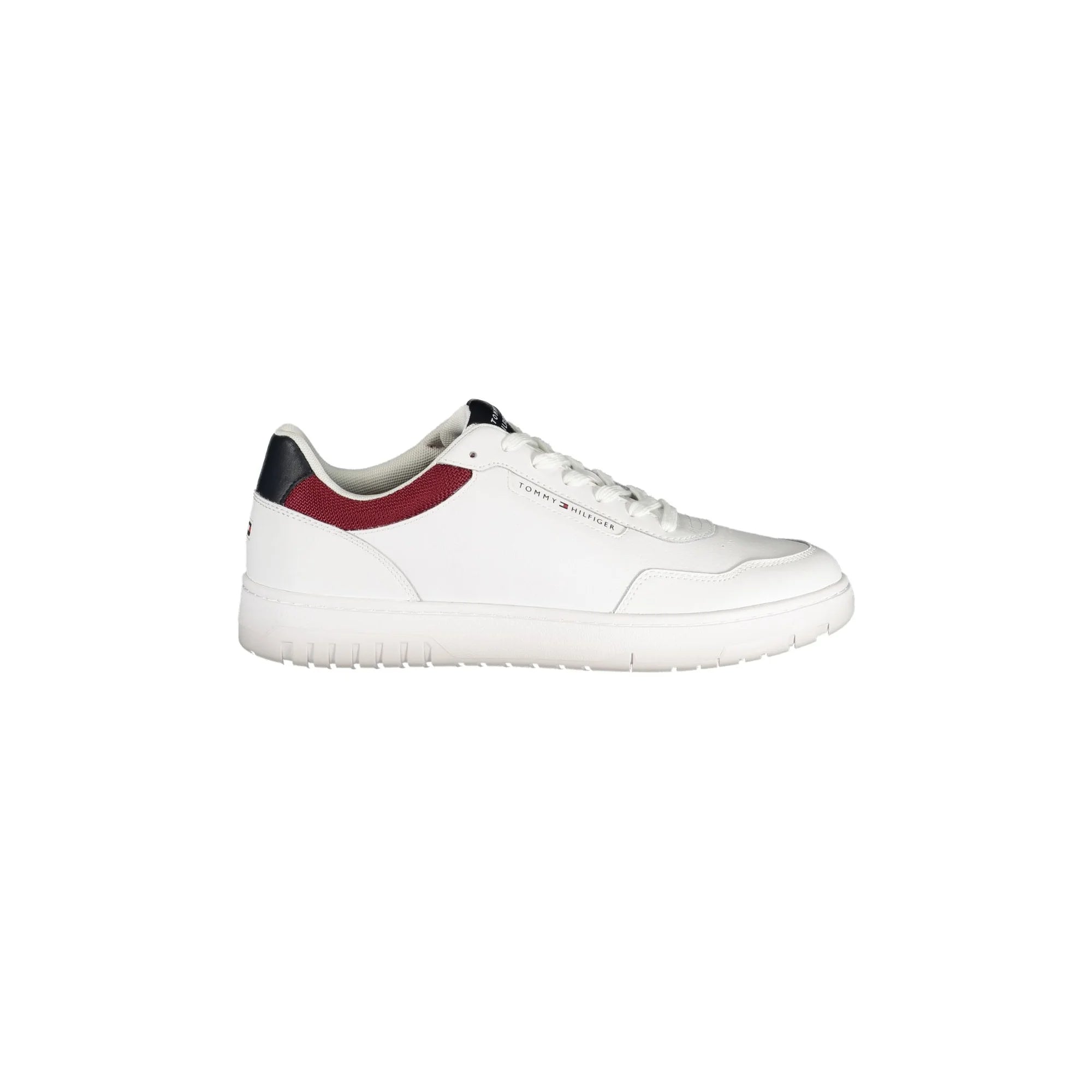 TOMMY HILFIGER Calzatura Sportiva Uomo Bianco con Lacci e Logo Sneakers - foto prodotto